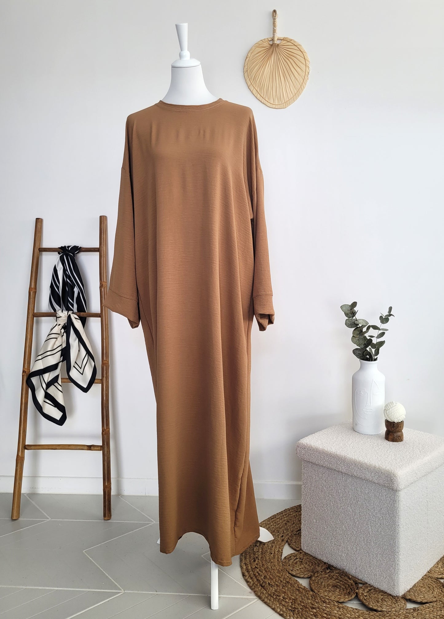 Robe à manches larges Camel