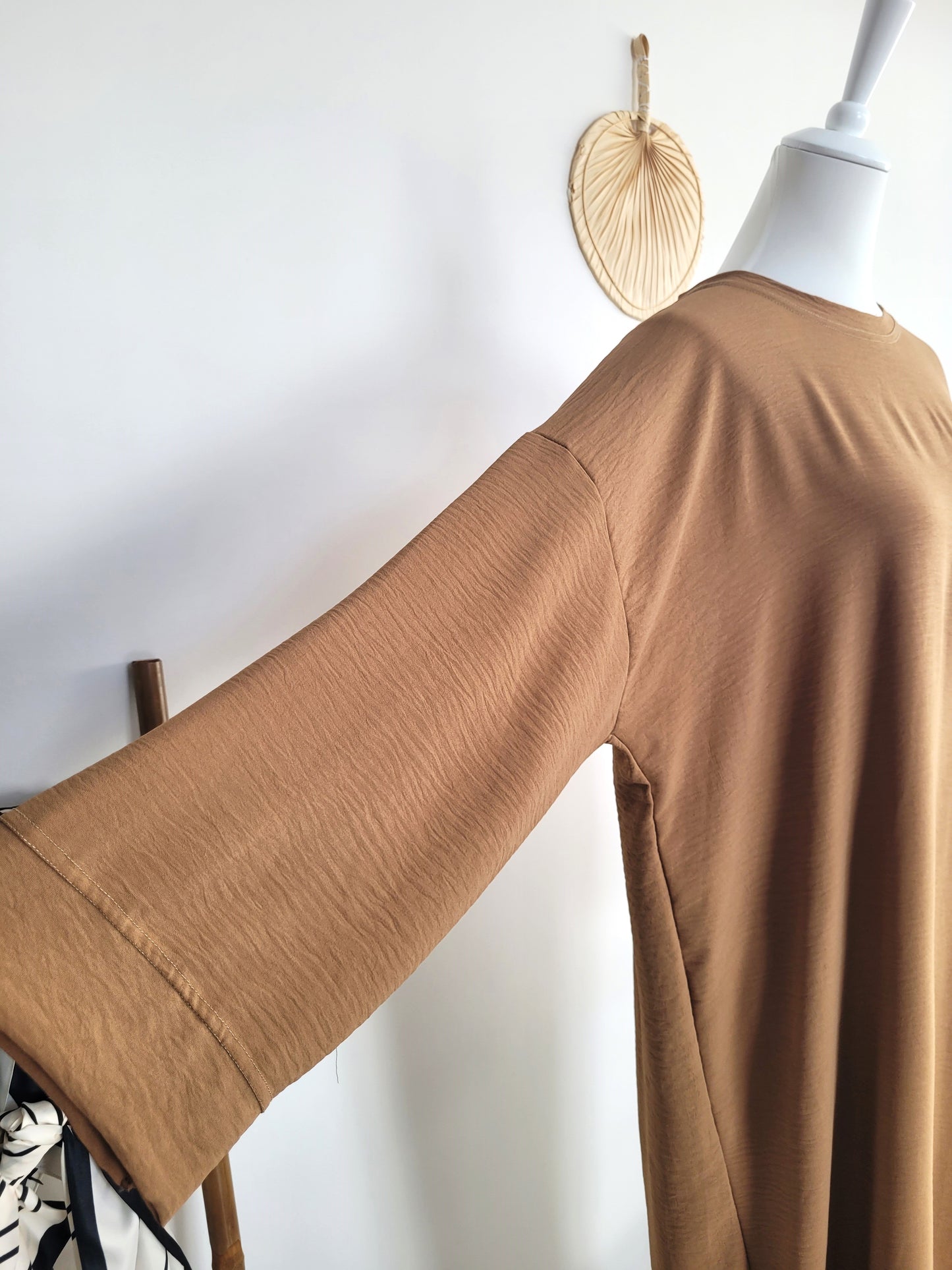 Robe à manches larges Camel